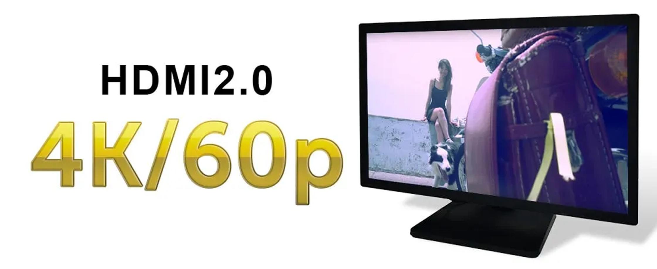 4K/60p映像伝送の様子